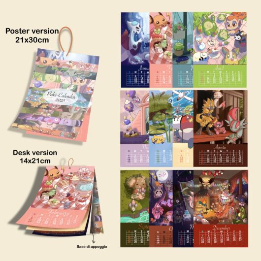 Pokè-Calendaro 2025 PREORDER - immagine 2