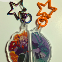 MHA magnetic keychains